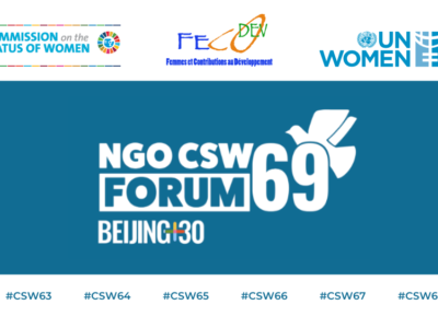 FECODEV à la CSW69 beijing+30